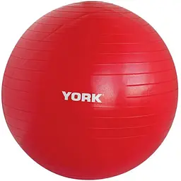 Фітбол York Fitness 55см червоний + насос