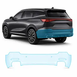 Антигравійна захисна бронеплівка за лекалами для Chery Tiggo 8 Pro Max (PHEV) I 2024- задній бампер