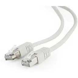 Патч-корд FTP Cablexpert cat.5Е, литий, 50u штекер із засувкою, 3м, сірий (PP22-3M)