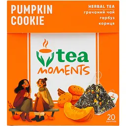 Гречаний чай Tea Moments Pumpkin Cookie 20 шт. x 1.8 г - мініатюра 2