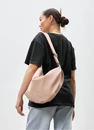 Жіноча сумка Sambag Bag-glove пудрова 50 х 28 х 5 см (53400066) - мініатюра 6