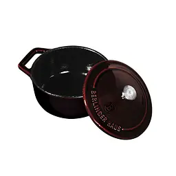 Порційна чавунна кастрюля 10 см 0,31 л Metallic Line Burgundy Edition Berlinger Haus kuh0013308 - мініатюра 1