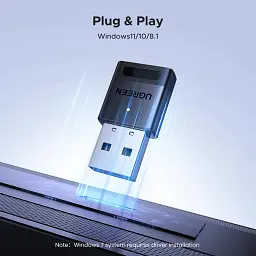 Bluetooth-адаптер UGREEN CM748 Bluetooth 5.4 Black (45134) - мініатюра 5