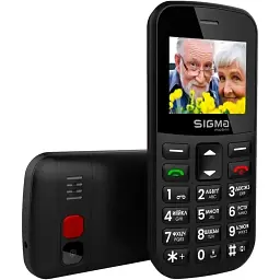 Телефон SIGMA Comfort 50 Easy (black) - мініатюра 4
