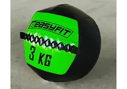 Медичний м'яч EasyFit Wall Ball медбол, волбол 3 кг (EF-WB-03) - мініатюра 3
