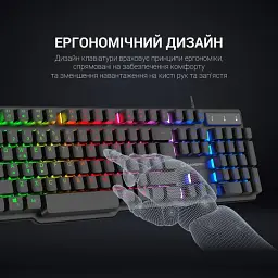 Клавіатура GamePro GK380 Black - мініатюра 5