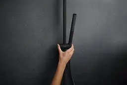 Душова система з термостатом Hansgrohe Pulsify S Puro Showerpipe 260 1jet EcoSmart matt black 24223670 - мініатюра 3