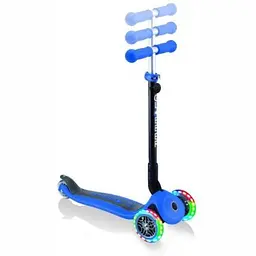 Самокат Globber Go up foldable plus, колеса з підсвічуванням, синій (643-100) - мініатюра 5