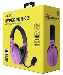 Ігрова гарнітура HATOR Hyperpunk 3 Hi-Res Violet (ESH19) - мініатюра 10