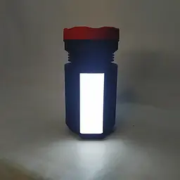 Акумуляторний ручний ліхтарик Opera Digital OP-2886 із вмонтованим Power Bank переносний з ручкою та боковою лампою 5 Вт Чорний - мініатюра 8