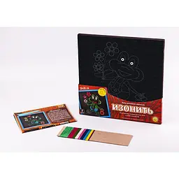 Набір креативної творчості ізонитка Danko Toys Жаба IZN-01-07, 31 х 31 см - мініатюра 2