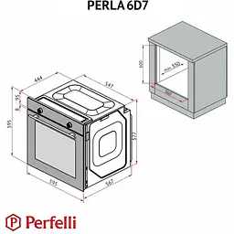 Духова шафа Perfelli Perla 6D7 Inox - мініатюра 15