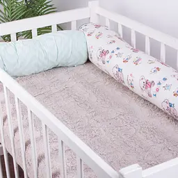 Валики-бортики MirSon Kids Time 18-0005 Kind Bear захисні білі 2 шт. - мініатюра 2
