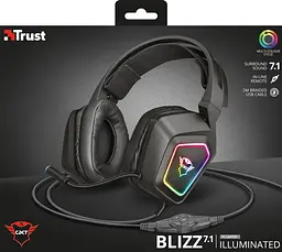 Гарнітура ігрова Trust GXT450 BLIZZ 71 RGB USB Black (23191_Trust) - мініатюра 8