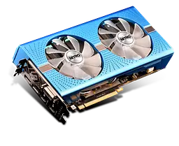 Відеокарта Sapphire Radeon RX 580 8GD5 Special Edition METAL BLUE NITRO+ (11265-21) - мініатюра 2