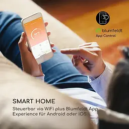 Обігрівач інфрачервоний Blumfeldt Cosmic Smart Beam 30 (10035255) - мініатюра 3