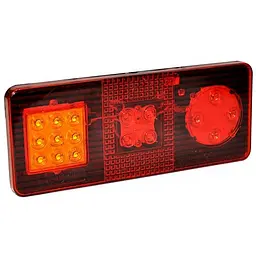 Задній ліхтар LED універсальний прямокутний 22х9 см 12/24V 5W Ф-401L