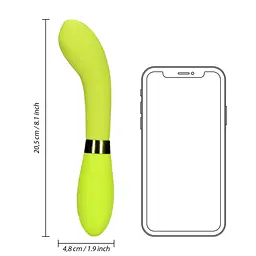 Вібратор Loveline G-Spot, 20.5 см (жовтий) - мініатюра 3