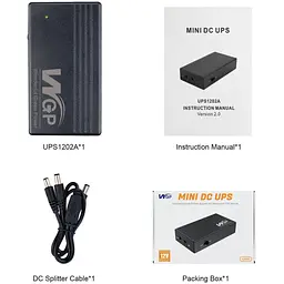 Безперебійник для роутера модема WGP Mini UPS Mini DC UPS 12V 2A 8000 mAh - мініатюра 9