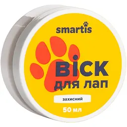 Віск для лап тварин Smartis 50 мл в подарунок при покупці товарів для собак від 800 грн. Кількість подарунків обмежена.