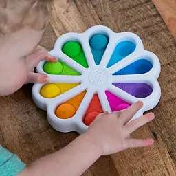 Іграшка тактильна Fat Brain Toys dimpl digits Кольорові пелюстки (F275EN) - мініатюра 4