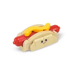 Конструктор дитячий Bambi Western fast food: Hot Dog Bun 1024A-2, пластик, 75 деталей - мініатюра 2