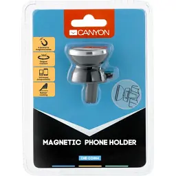 Універсальний автотримач Canyon Car air vent magnetic phone holder with button (CNE-CCHM4) - мініатюра 5