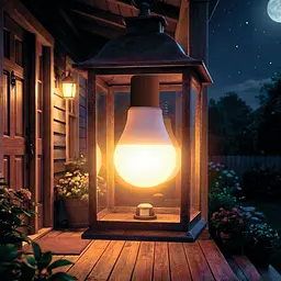 Світлодіодна лампа Eurolamp LED з сутінковим датчиком 9W E27 4000K (LED-A60-09274(D/N) - мініатюра 5