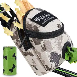 Міні-сумка для прогулянок і пакетів BRIVILAS Dog Poop Bag Holder Brown camouflage - мініатюра 1
