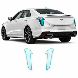 Антигравійна захисна бронеплівка за лекалами для Cadillac CT4 I 2020-2025 - задні ліхтарі стопи