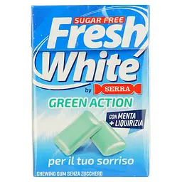 Жувальна гумка Fresh White Green Action без цукру 28 г