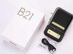 Принтер етикеток стікерів Niimbot B21 Black, термопринтер | + рулон етикеток (230 шт) - мініатюра 8