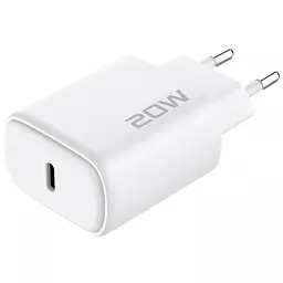 Зарядний пристрій Proove Silicone Power 2 20W (Type-C) + Cable Type-C to Lightning (1m) white (WCSP22010002) - мініатюра 4