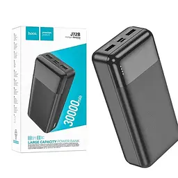 Універсальна мобільна батарея Power Bank Hoco J72B 30000 mAh (Чорний) - мініатюра 3