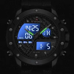 Годинник чоловічий наручний Naviforce Concept (Чорний) - мініатюра 8