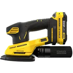 Шліфмашина вібраційна акумуляторна безщіткова FATMAX V20 пилозахист. 12000 об/хв. 1 акум. 2А +сумка (SFMCW221D1S-QW) - мініатюра 3
