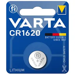 Батарейка Varta CR1620 літієва 3V (5305)
