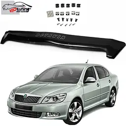 Дефлектор капоту мухобійка Skoda Octavia A5 2004-2013