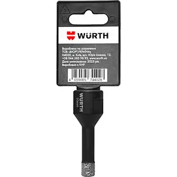 Коронка алмазна Wurth Hard Ceramic 10 мм M14 (1457440010) - мініатюра 2