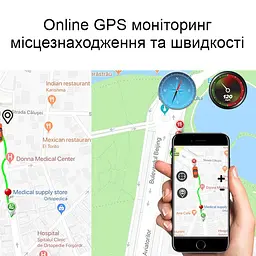 Автомобільний відеореєстратор з 4G + WIFI + GPS Nectronix K18, Full HD 1080P, з 2-ма камерами, G-sensor і віддаленим online моніторингом (100776) - мініатюра 4