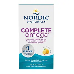 Омега комплекс Nordic Naturals Complete Omega зі смаком лимона 60 капсул - мініатюра 2
