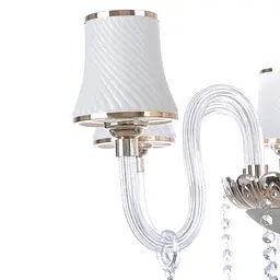 Люстра підвісна Brille класична з підсвічуванням LED E14 40W WH (BCL-498S/6) - мініатюра 2