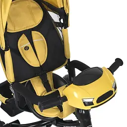 Велосипед дитячий триколісний MT 1006-10 жовтий - мініатюра 6