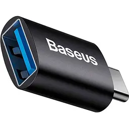 Перехідник Baseus Ingenuity Series Mini OTG Adaptor USB-C to USB-A Black (ZJJQ000001) [78667]