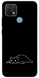 TPU чохол Demsky Lazy cat для Oppo A15s / A15