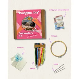 Набір для вишивки гладдю Тиша високих гір Brushme EMBR005 Різнокольоровий shop (9995482470049) - мініатюра 2