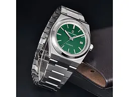 Наручний годинник чоловічий PD-1753 Silver-Green Pagani Design acs0031192 - мініатюра 3
