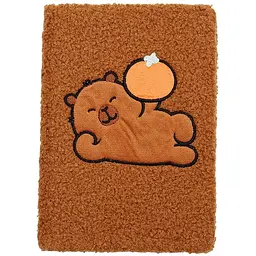 Блокнот А5 ZiBi Capybara 10 Kids Line плюшевий клітинка 80 аркушів (ZB.700024) - мініатюра 4
