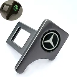 Заглушка ременя безпеки Mercedes-Benz Люмінісцентний логотип Темні 1 шт
