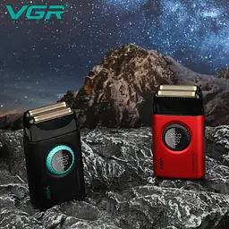 Электробритва шейвер VGR V-377 с двумя плавательными головками и регулируемой скоростью. - миниатюра 4